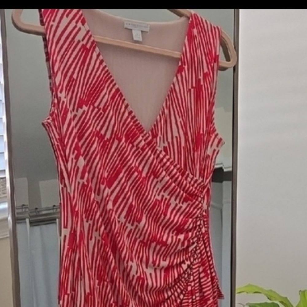 Red and White Women's Dress